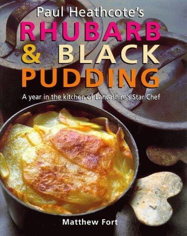Paul Heathcote's rhubarb and black pudding