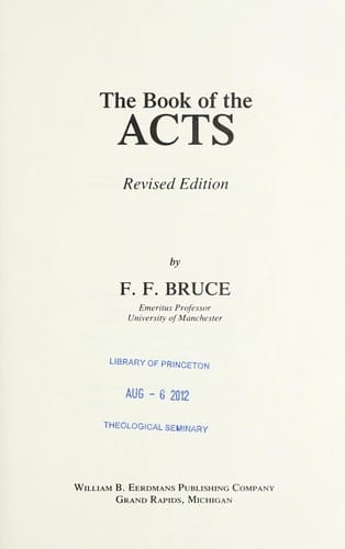 The book of the Acts