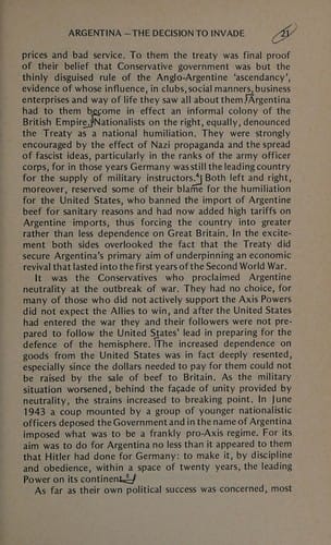 The Falklands crisis