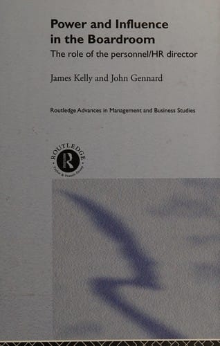 Power and influence in the boardroom