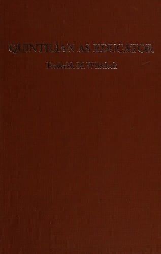 Quintilian as educator