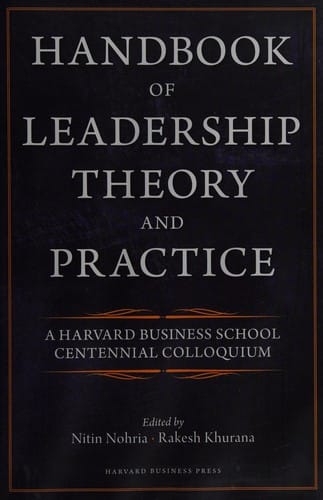 Handbook of leadership theory and practice