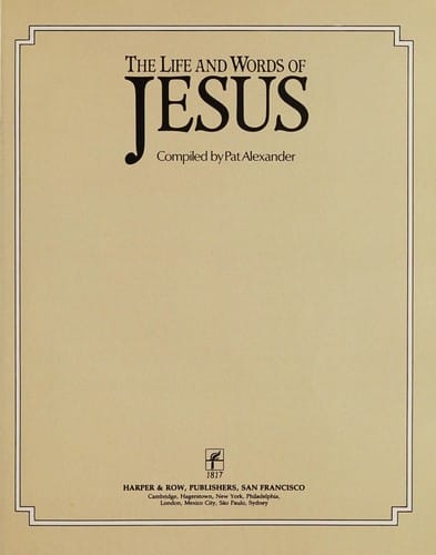 The life and words of Jesus