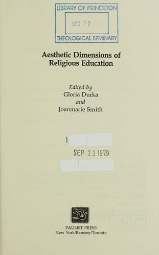 Aesthetic dimensions of religious education