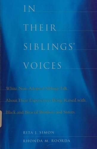 In their siblings' voices