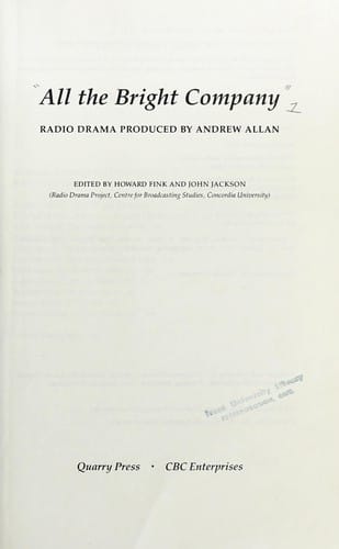 All the bright company