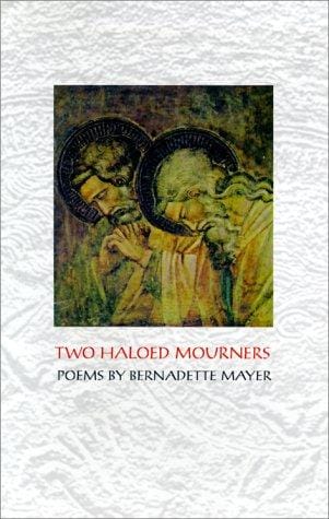 Two haloed mourners