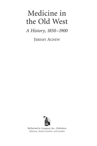 Medicine in the Old West