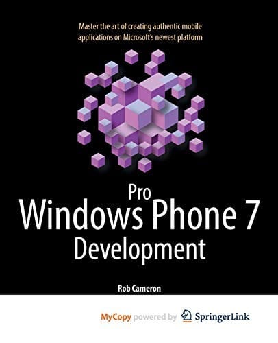 Pro Windows Phone 7 development