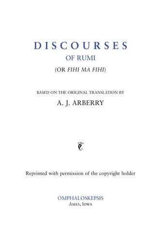 Discourses of Rumi
