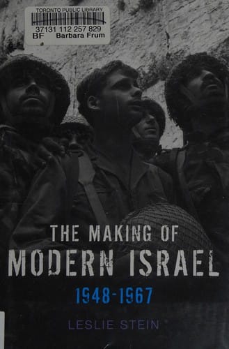 The making of modern Israel, 1948-1967
