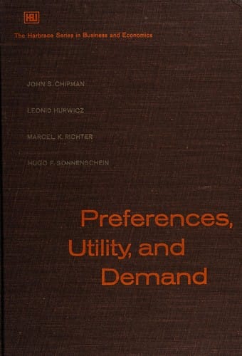 Preferences, utility, and demand