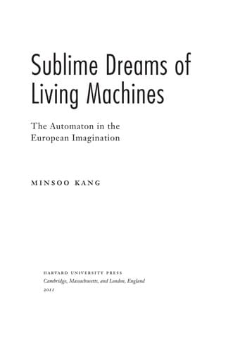 Sublime dreams of living machines