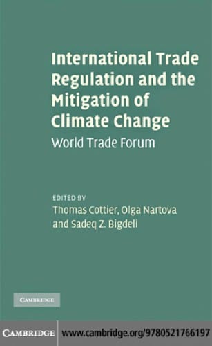 International trade regulation and the mitigation of climate change