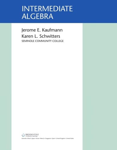 Intermediate algebra