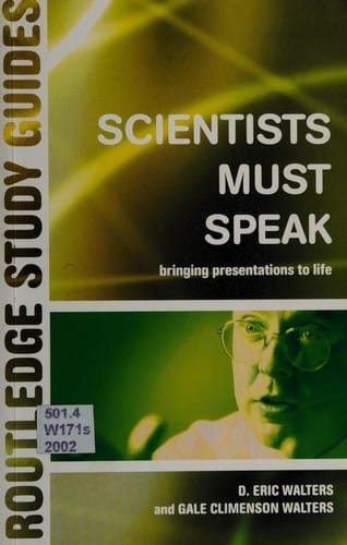 Scientists must speak