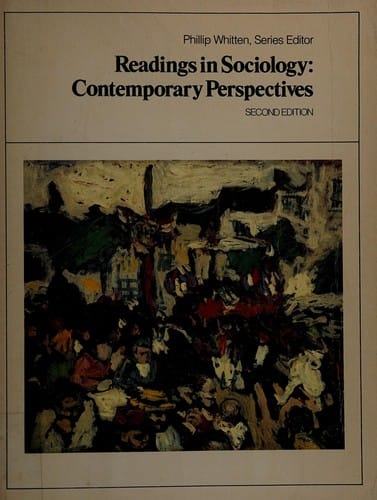 Readings in sociology, contemporary perspectives