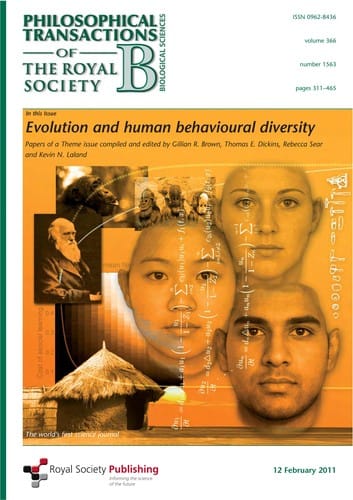 Evolution and human behavioural diversity