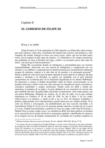 Historia de Espan a