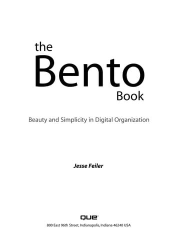 The Bento book