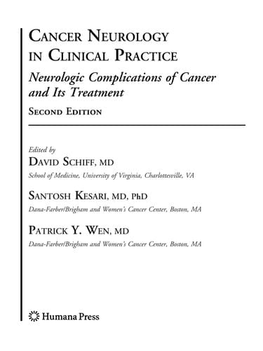 Cancer Neurology In Clinical Practice