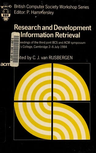 Research and development in information retrieval