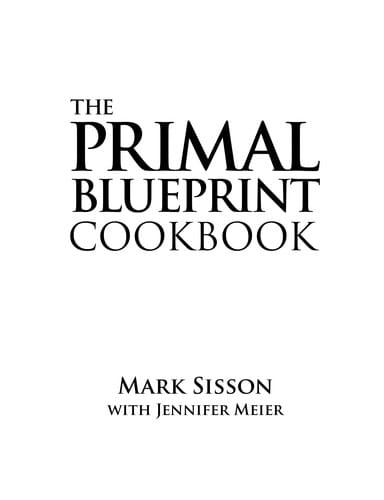 The primal blueprint cookbook