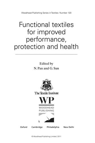 Functional textiles for improved performance, protection and health