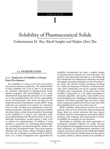 Developing solid oral dosage forms