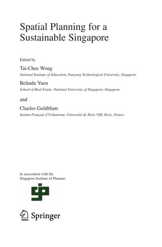 Spatial planning for a sustainable Singapore