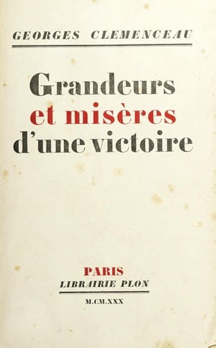 Grandeur et misères d'une victoire