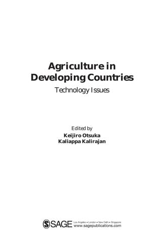 Agriculture in developing countries