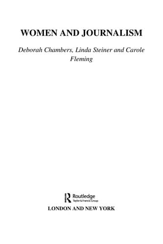 WOMEN AND JOURNALISM