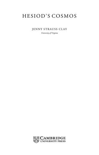 HESIOD'S COSMOS