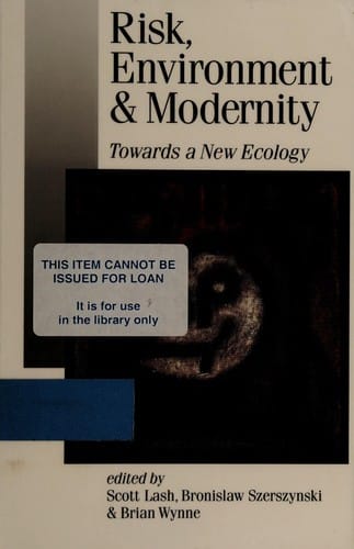 Risk, environment and modernity