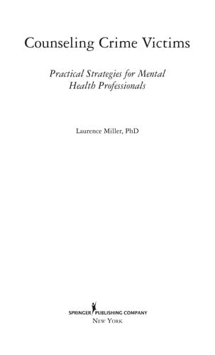 Counseling crime victims