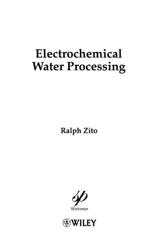 Electrochemical water processing