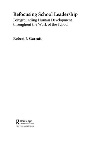 Refocusing school leadership