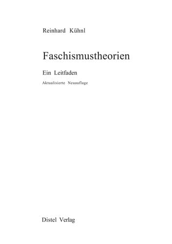 Faschismustheorien