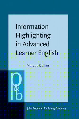Information highlighting in advanced learner English