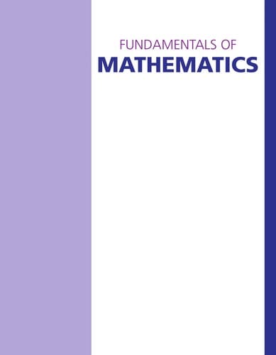 Fundamentals of mathematics