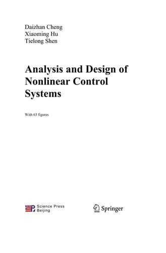 Analysis and design of nonlinear control systems