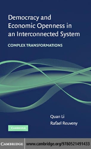 Democracy and economic openness in an interconnected system