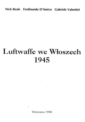 Luftwaffe we W¿oszech 1945