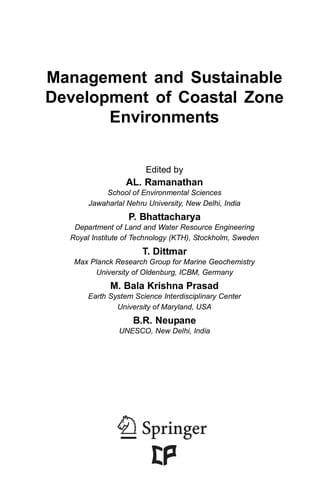 Management and Sustainable Development of Coastal Zone Environments