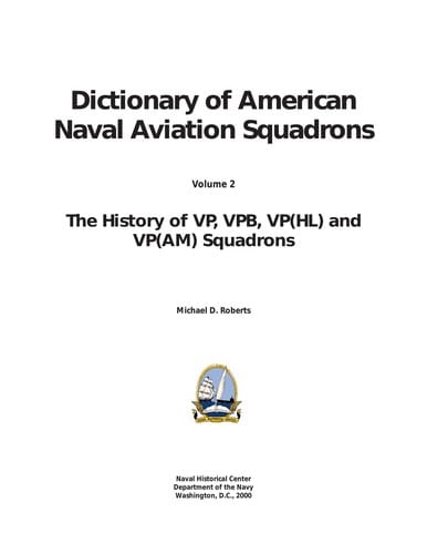 Dictionary of American naval aviation squadrons