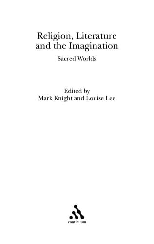 Religion, literature and the imagination