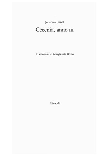 Cecenia, anno III