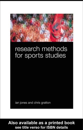 Research methods for sport studies