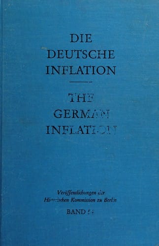 The German inflation reconsidered